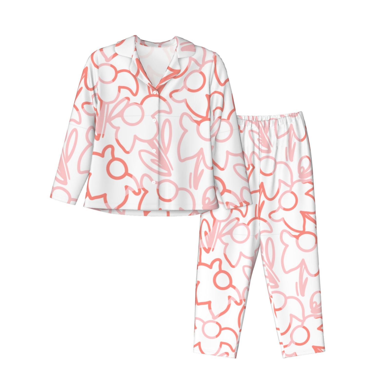 Women's Long-Sleeved Pajama Set