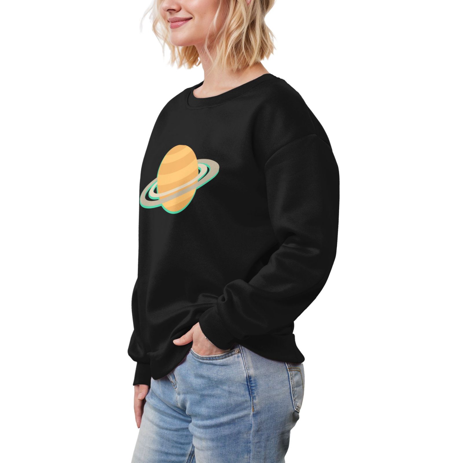 Women's Fleece Crew-neck Hoodie