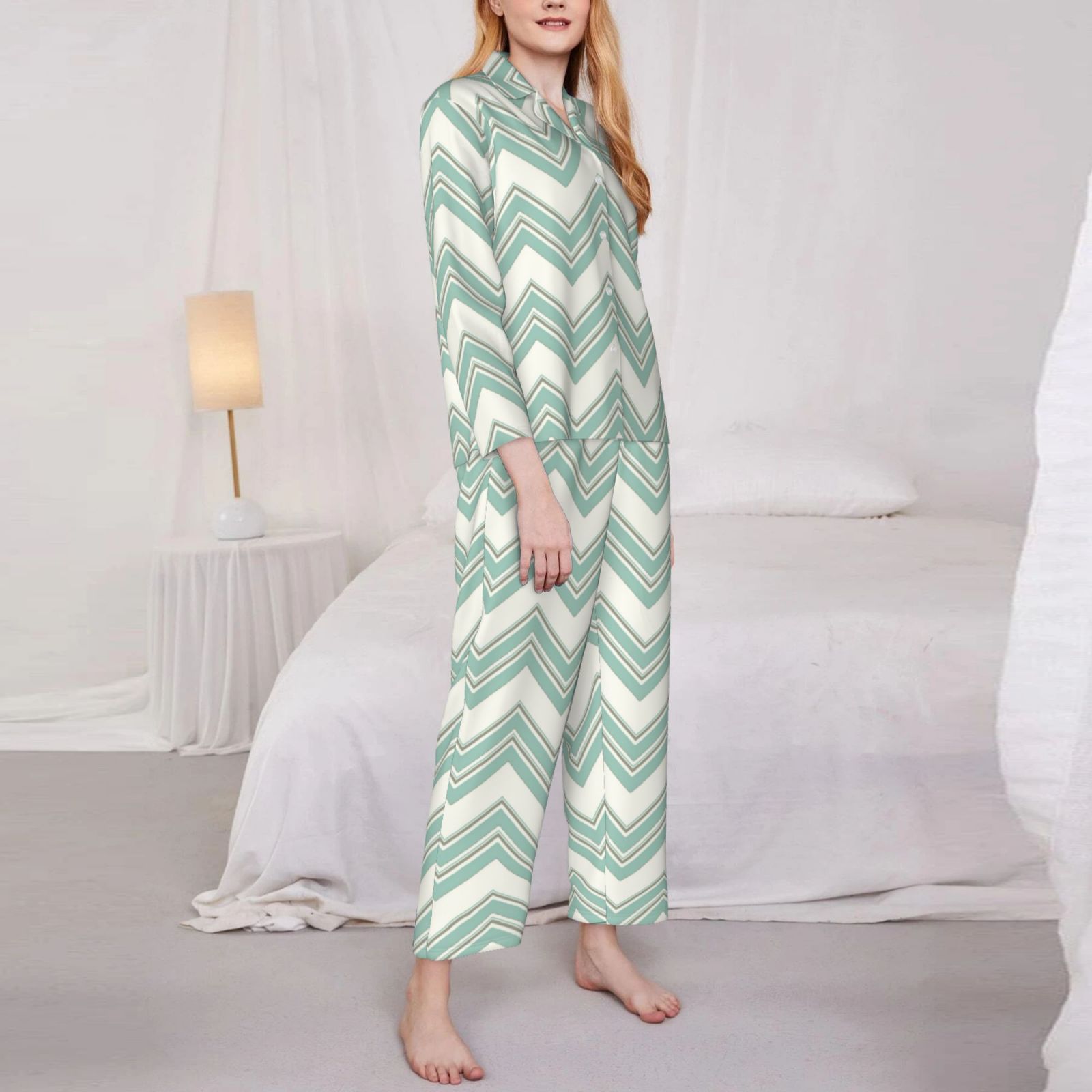 Women's Long-Sleeved Pajama Set