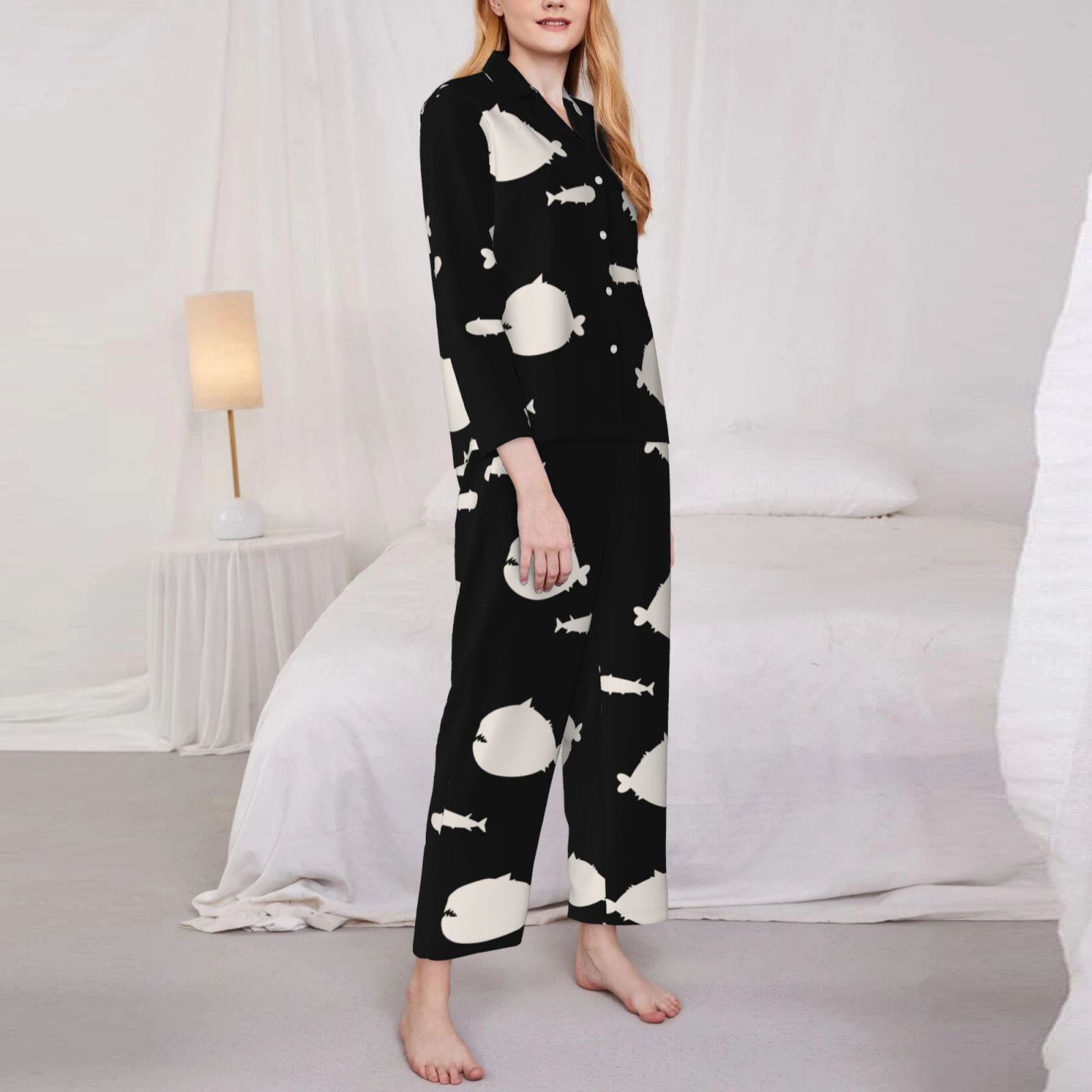 Women's Long-Sleeved Pajama Set