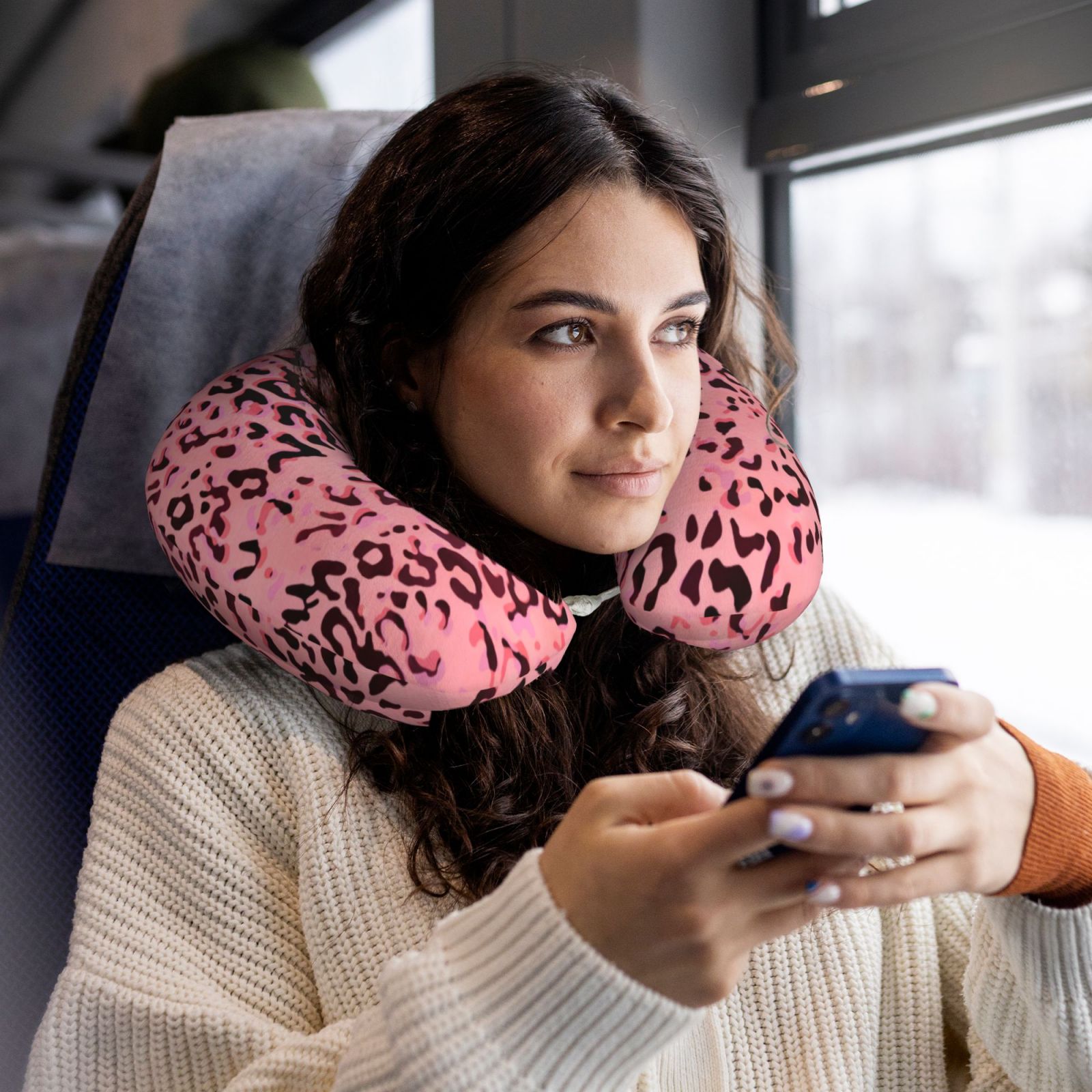 Memory Foam Travel Pillow