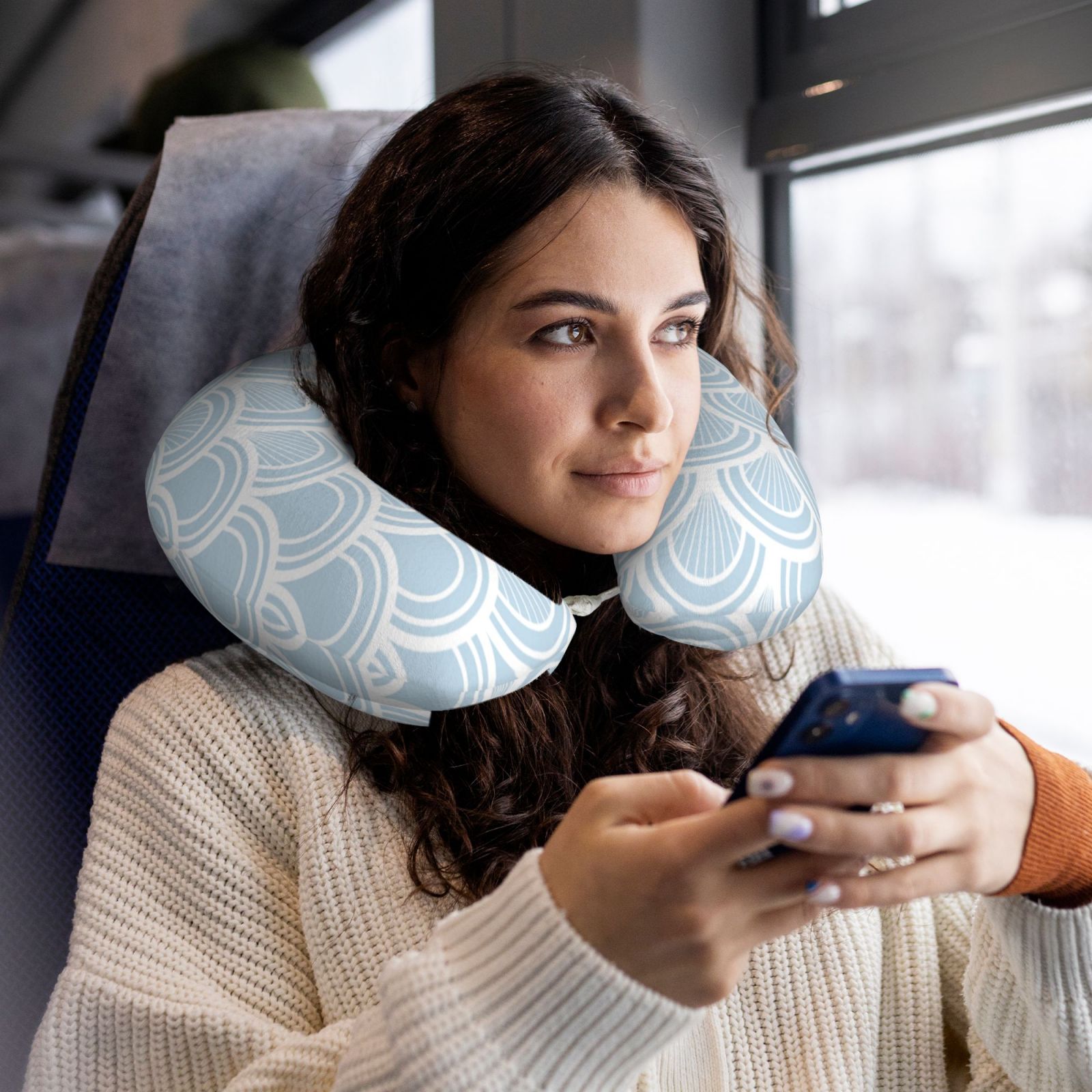 Memory Foam Travel Pillow