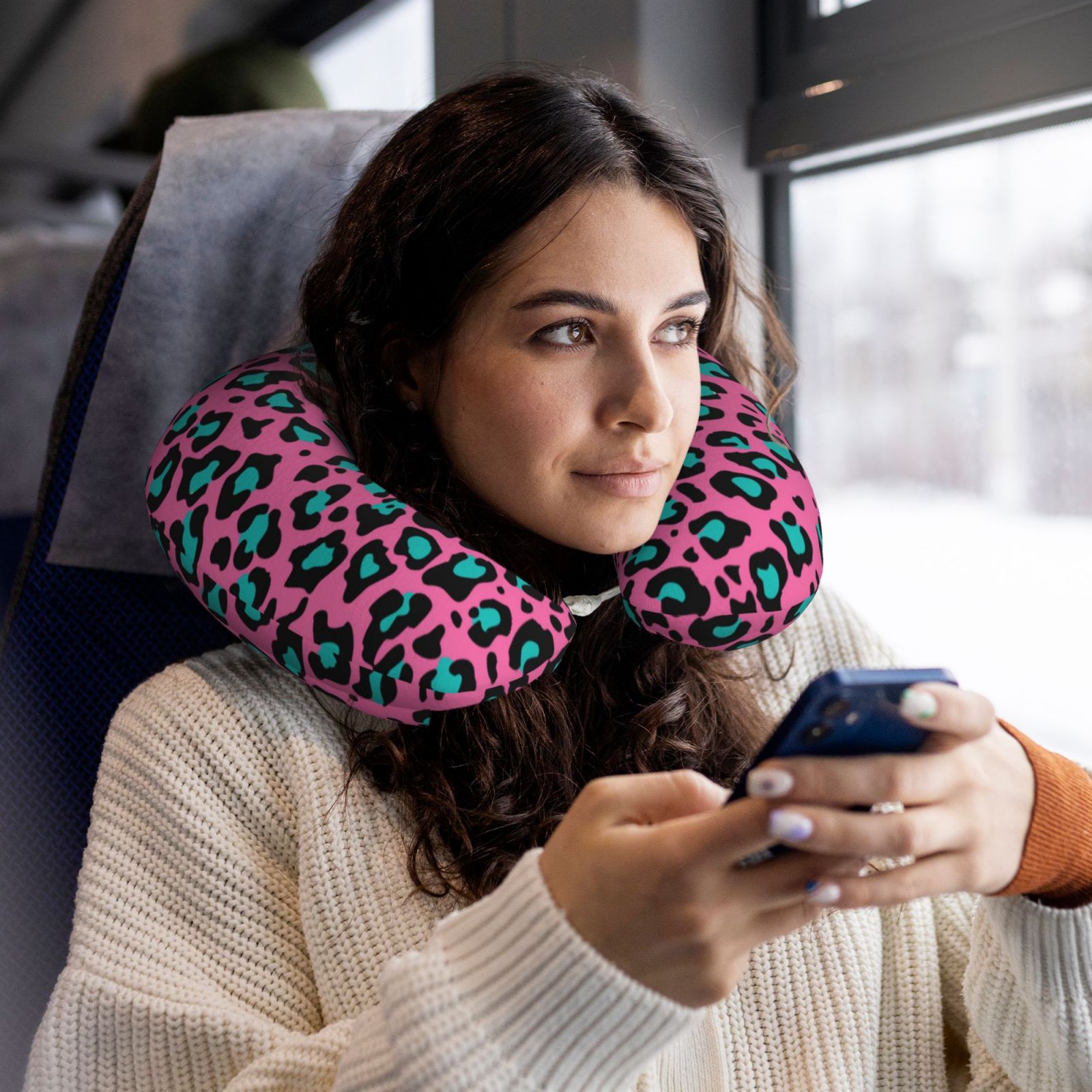 Memory Foam Travel Pillow