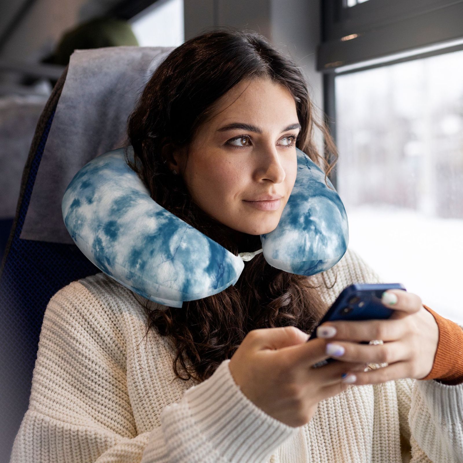 Memory Foam Travel Pillow