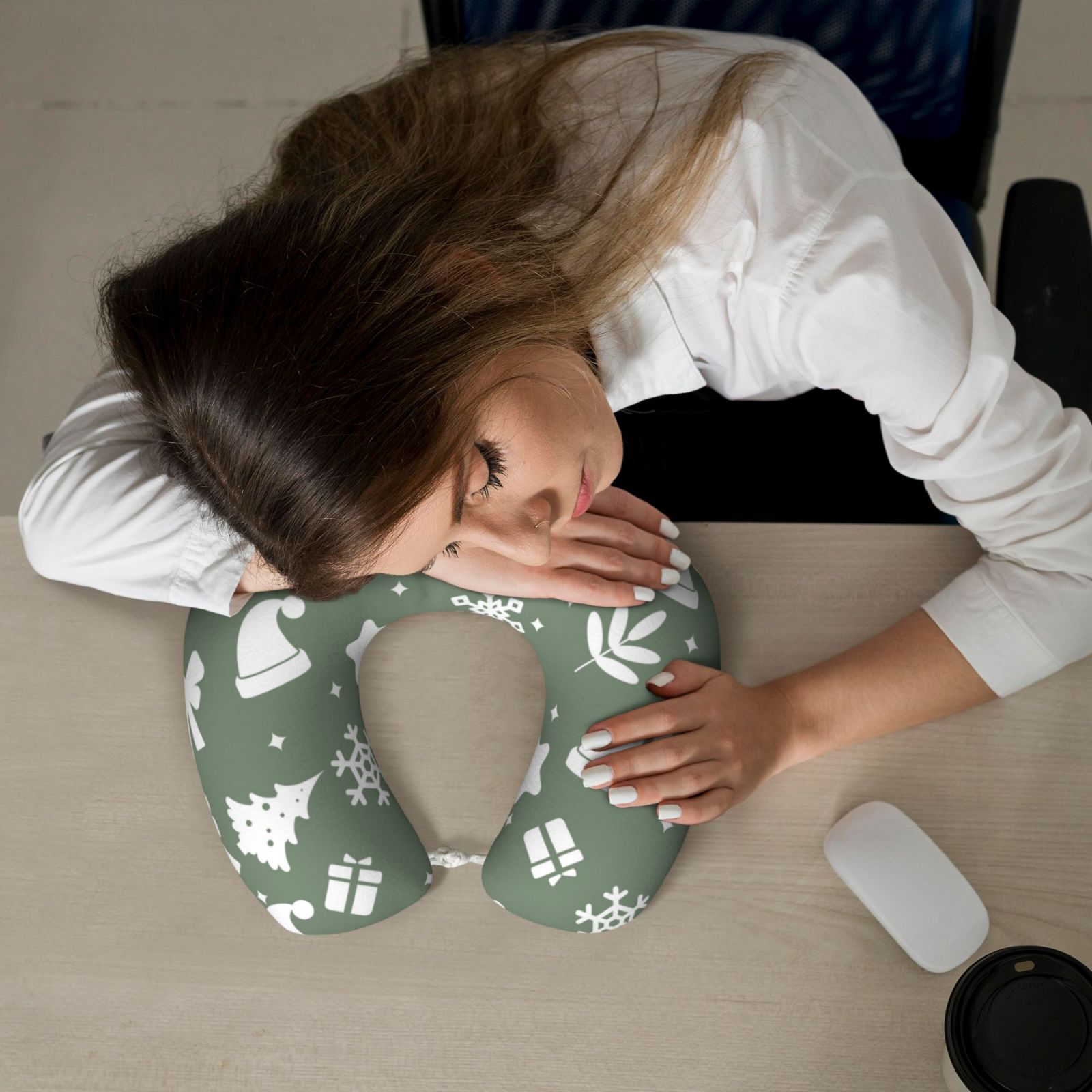 Memory Foam Travel Pillow