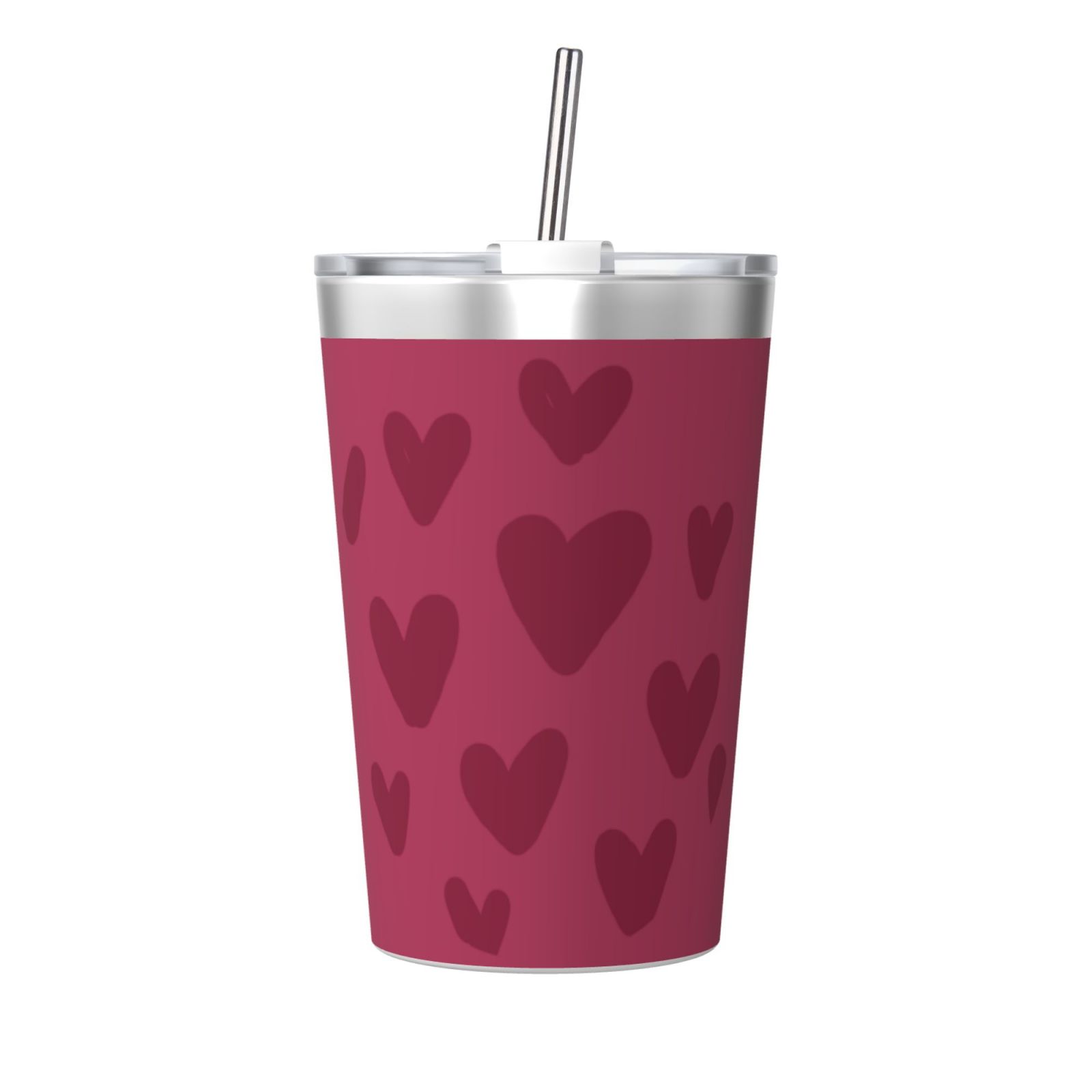 12OZ Thermos With Conical Straw