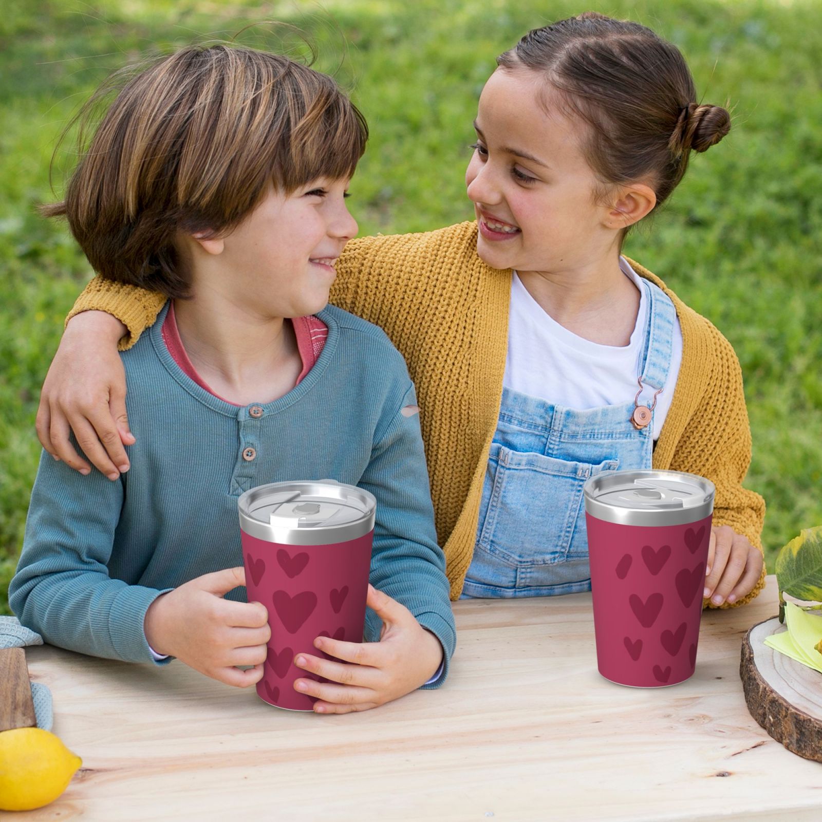 12OZ Thermos With Conical Straw