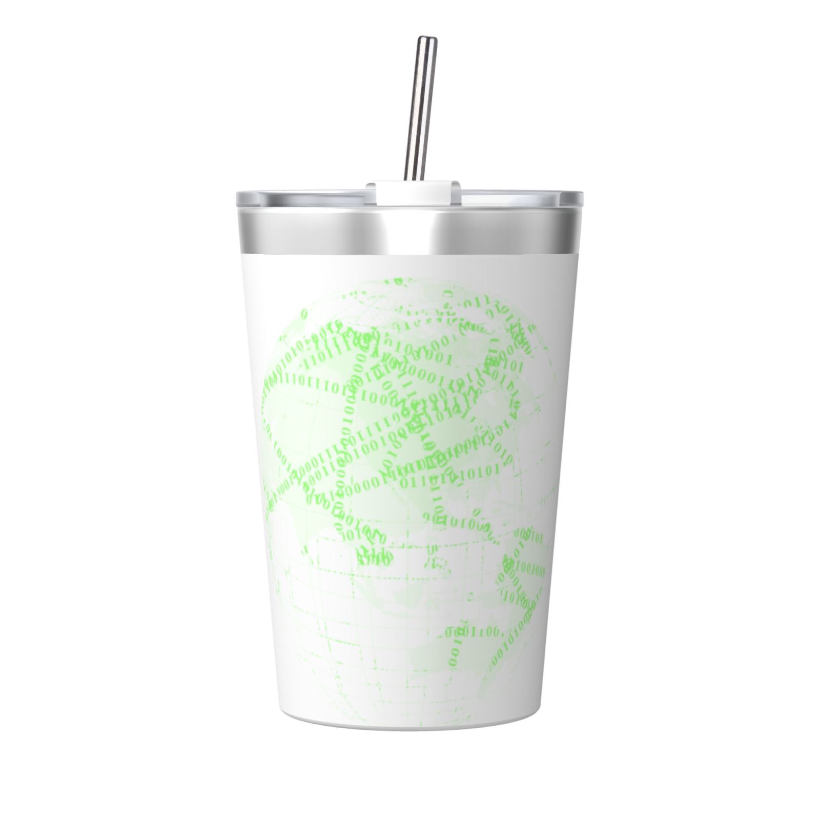 12OZ Thermos With Conical Straw