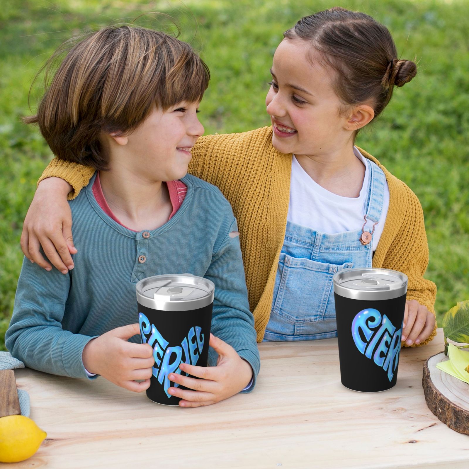 12OZ Thermos With Conical Straw