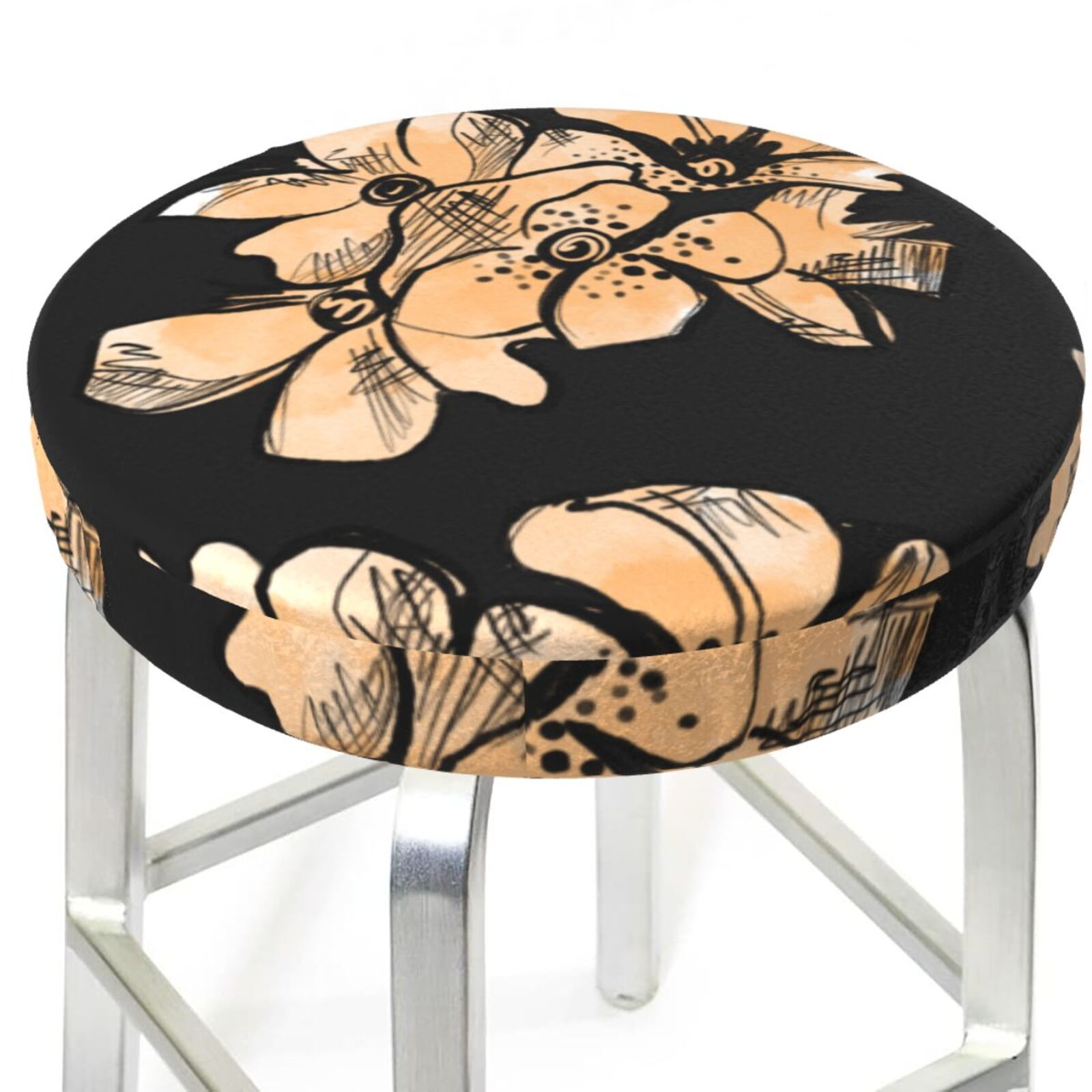 Round Bar Chair Cushion Cover