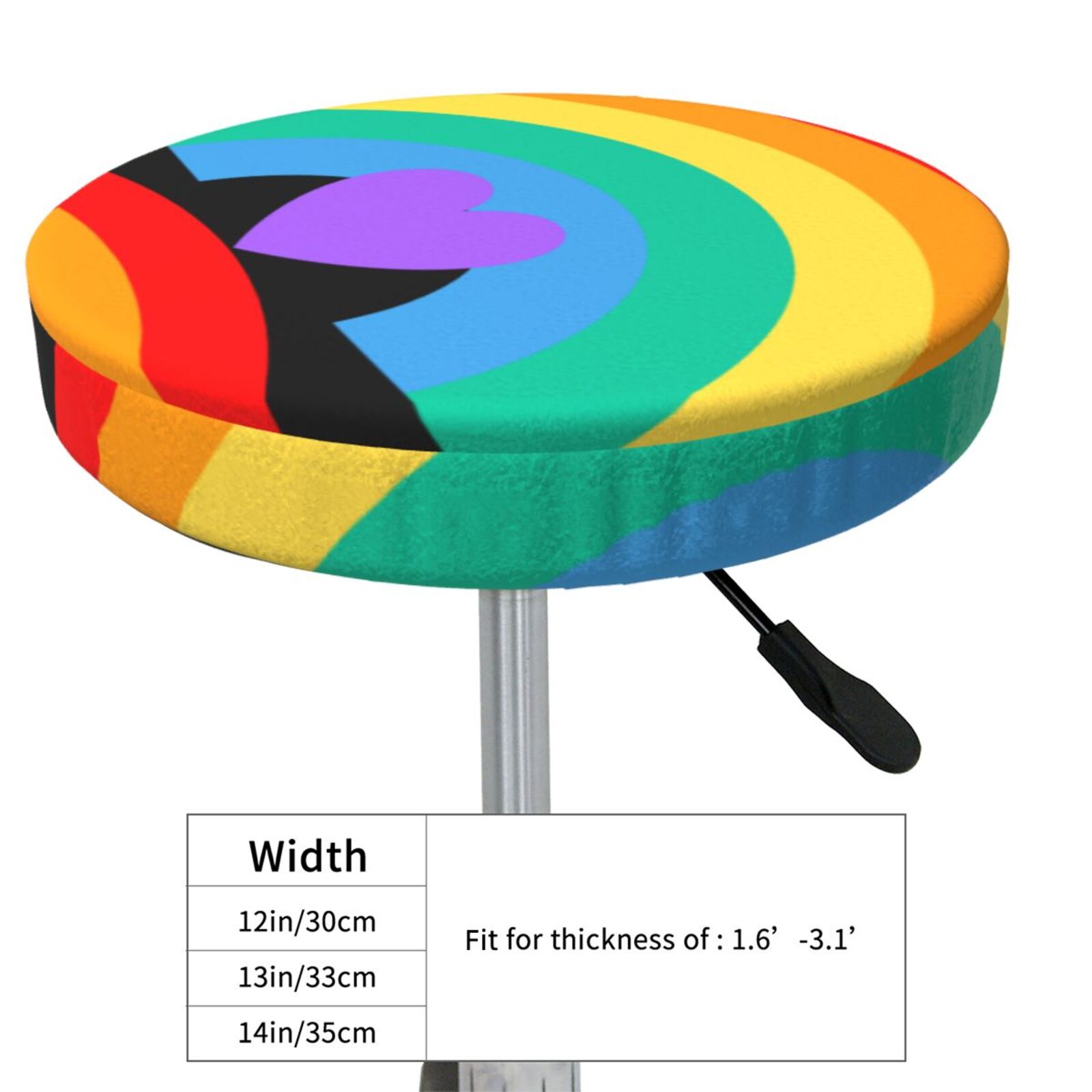 Round Bar Chair Cushion Cover