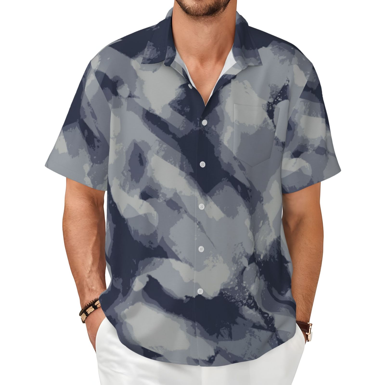 Men's Short-sleeved Shirt