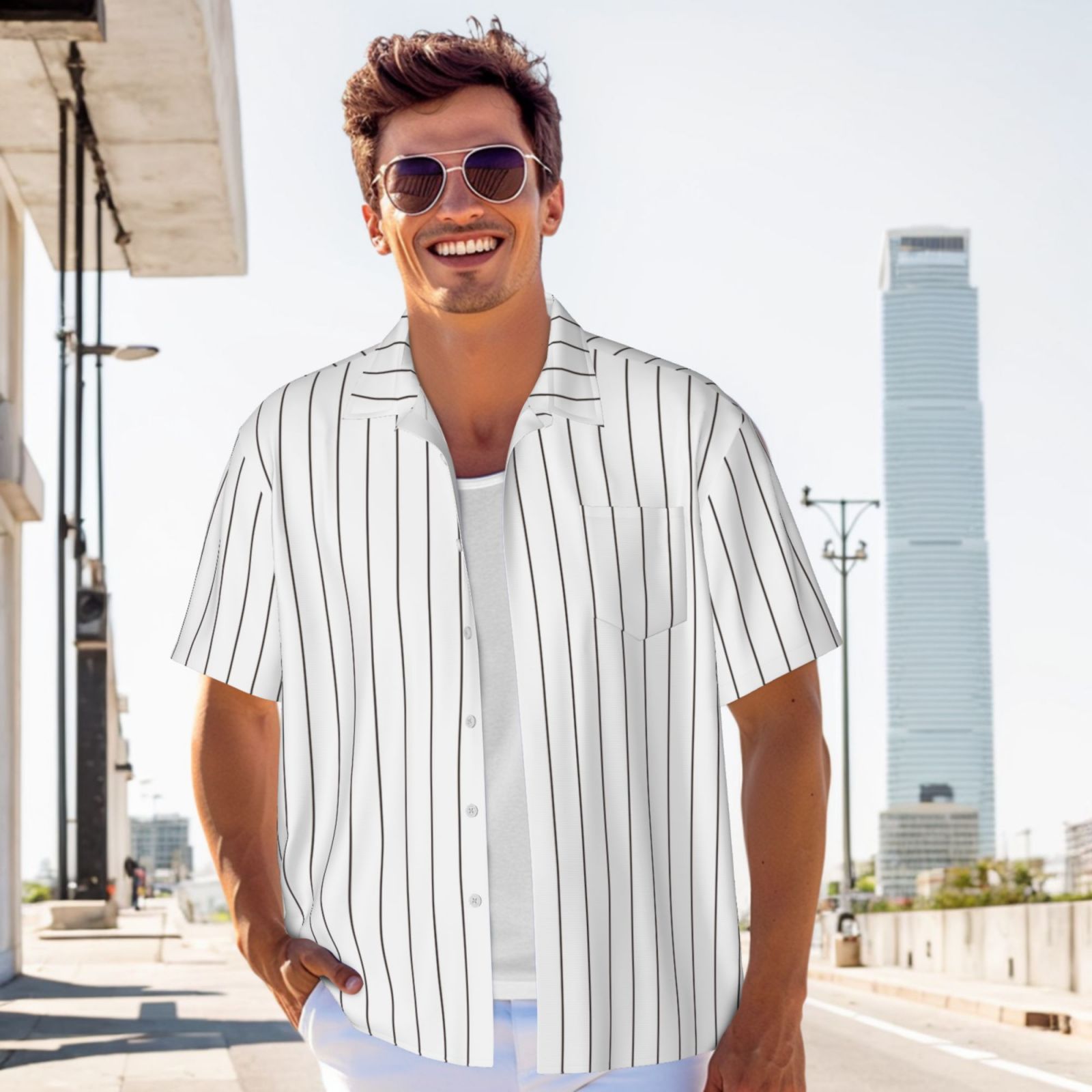 Men's Short-sleeved Shirt