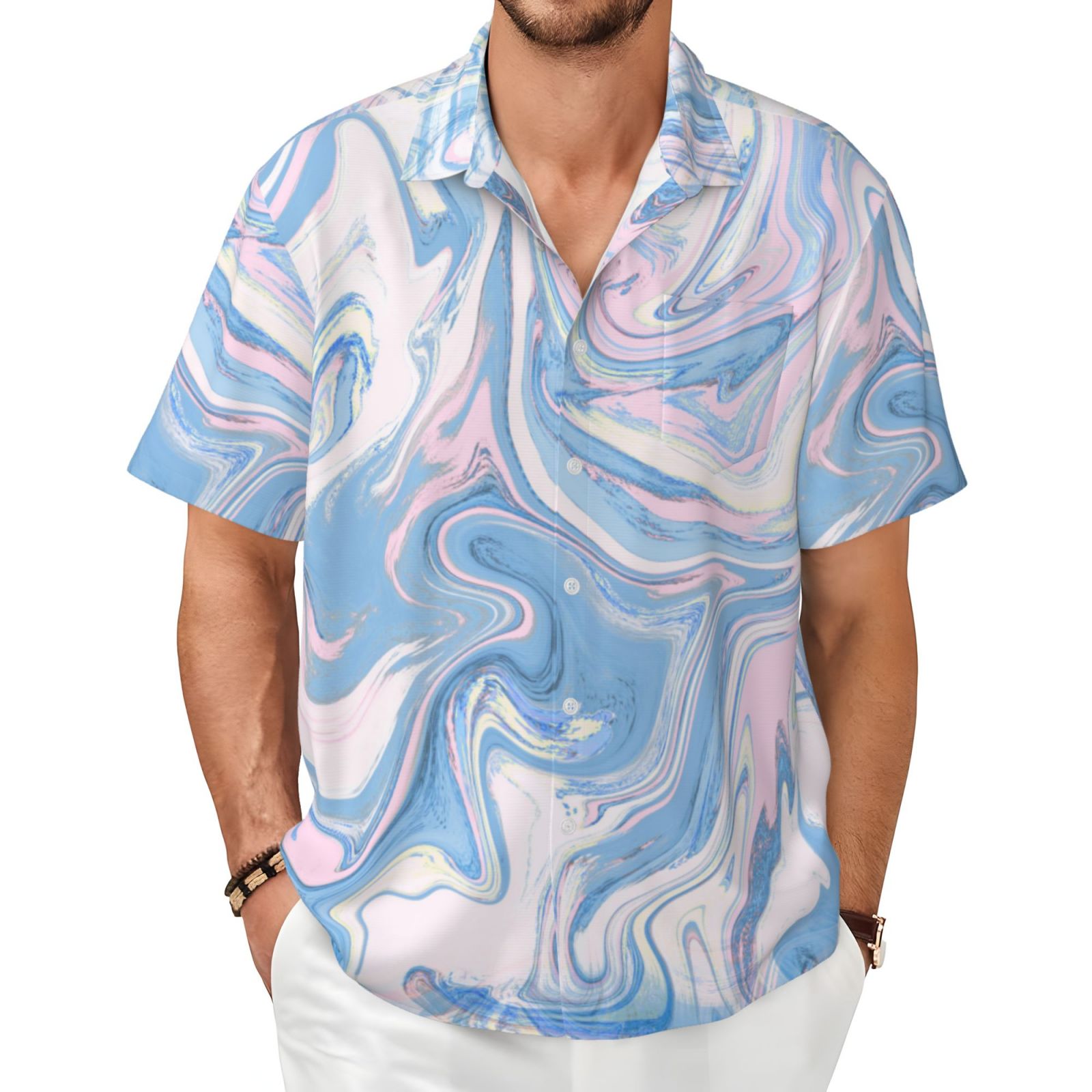 Men's Short-sleeved Shirt