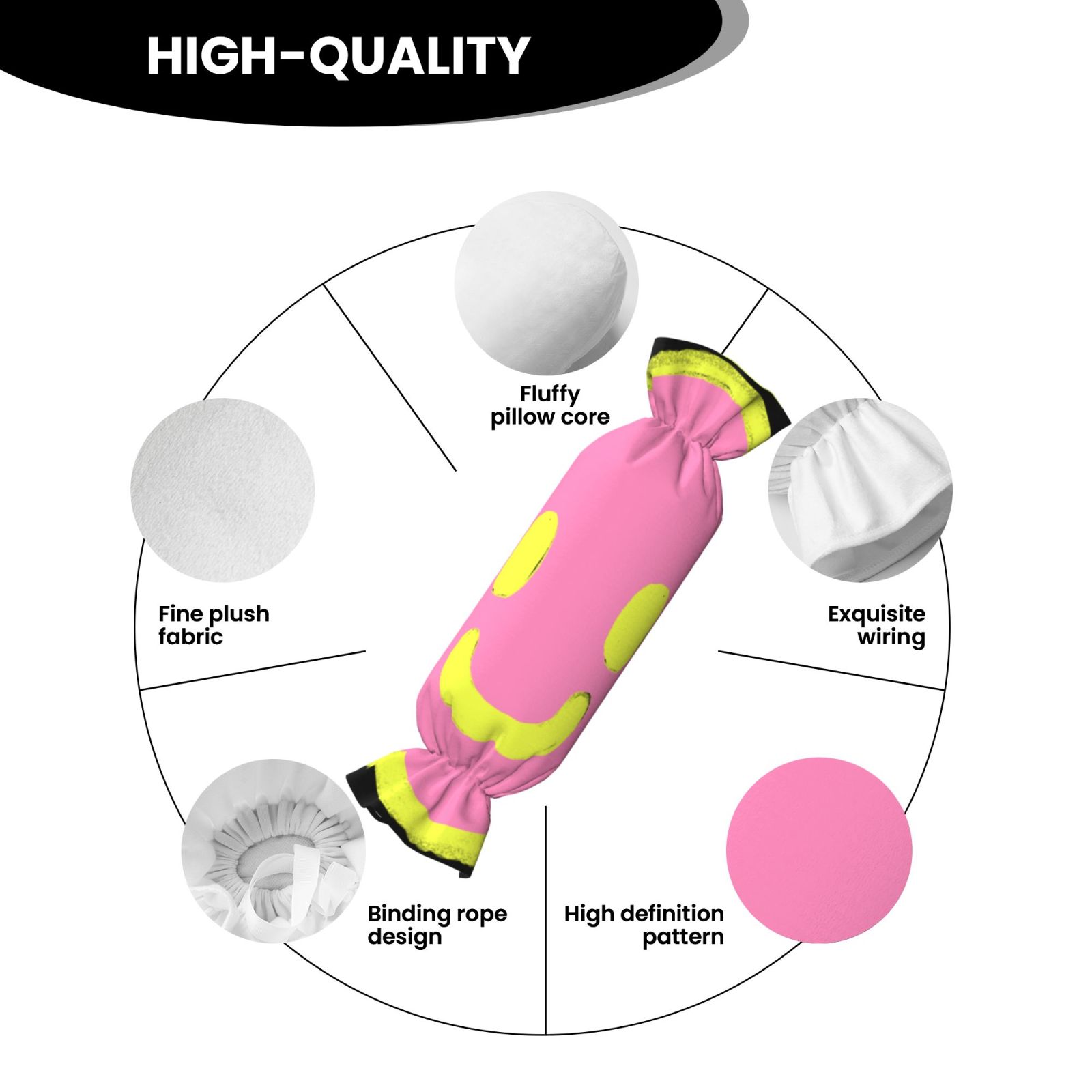 Candy Cylindrical Pillow