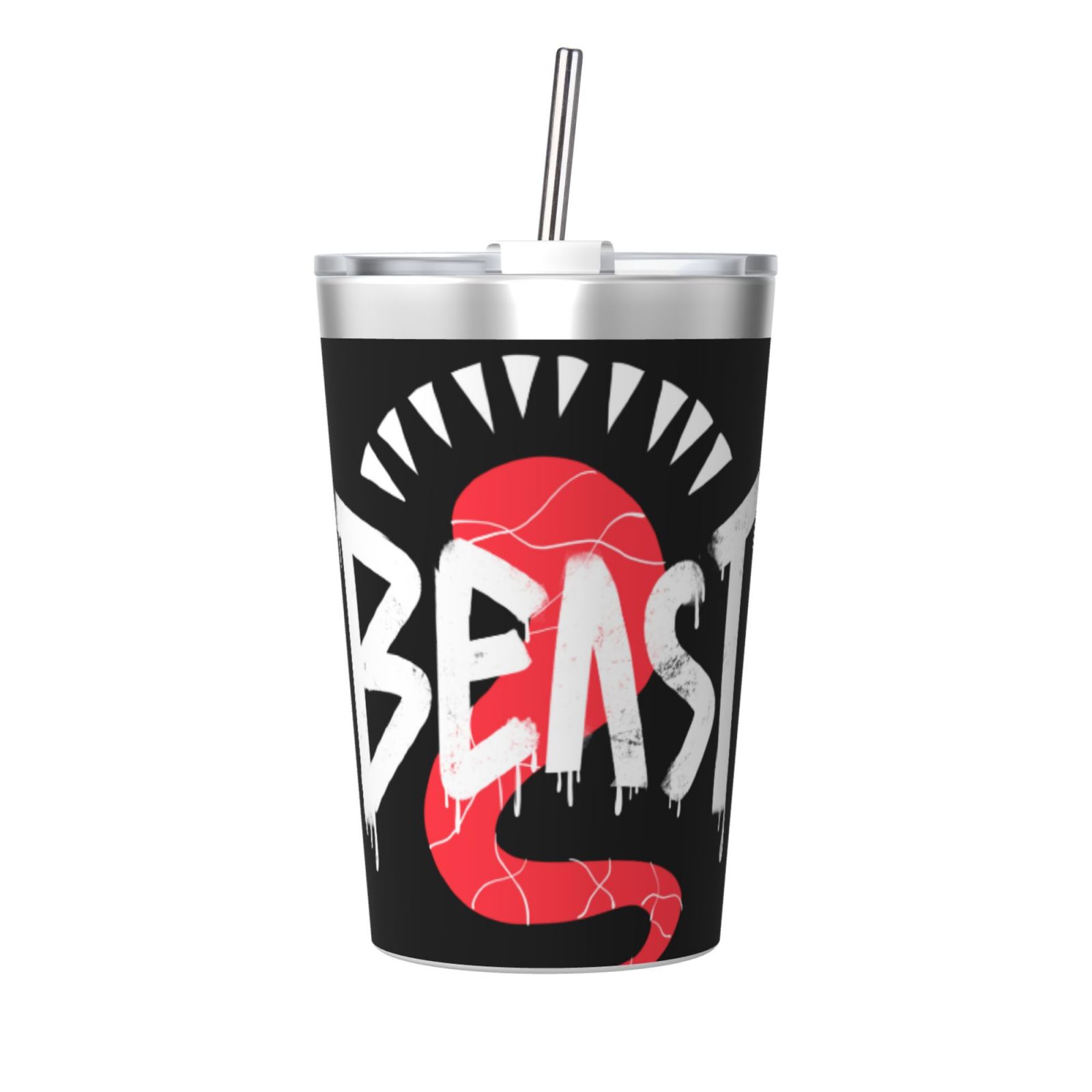 12OZ Thermos With Conical Straw