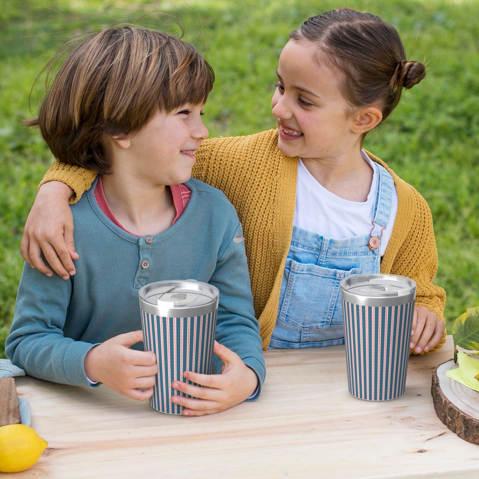 12OZ Thermos With Conical Straw