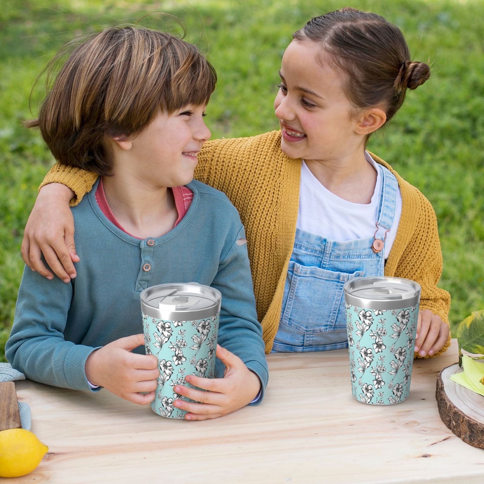 12OZ Thermos With Conical Straw