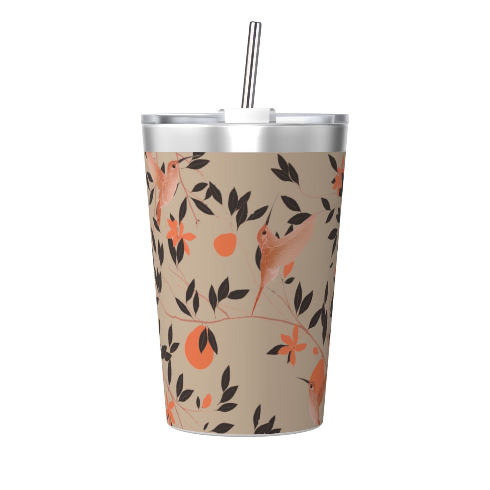 12OZ Thermos With Conical Straw