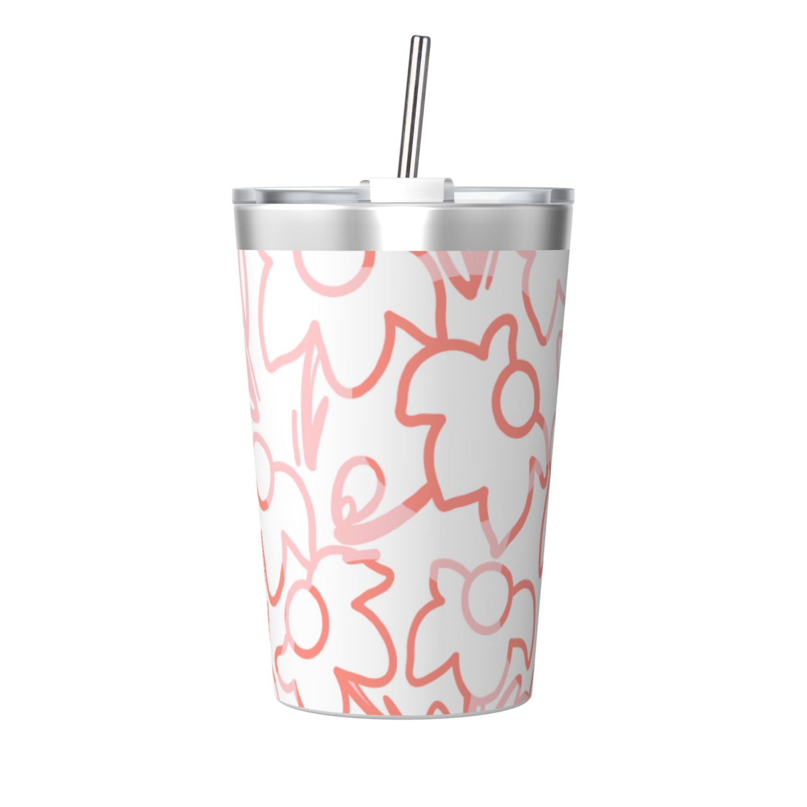 12OZ Thermos With Conical Straw