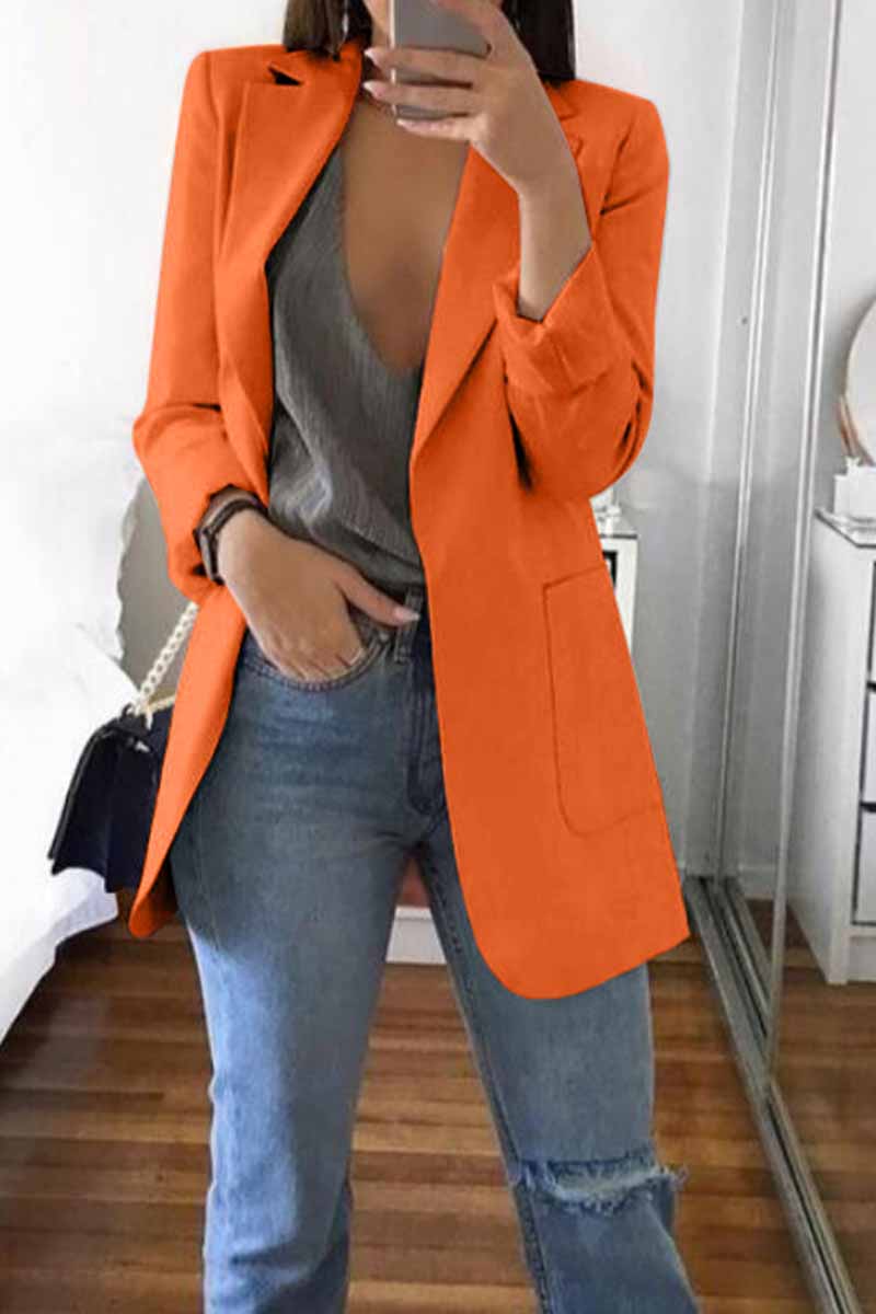 Chicindress Stylish Set With Pocket Blazer(4 Colors)