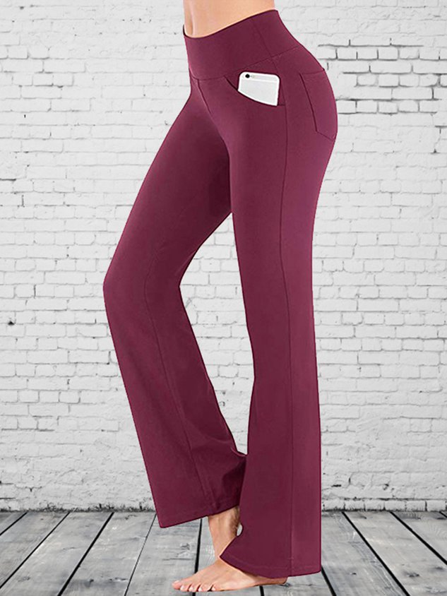 Flare High Waist Yoga Pant With Pockets