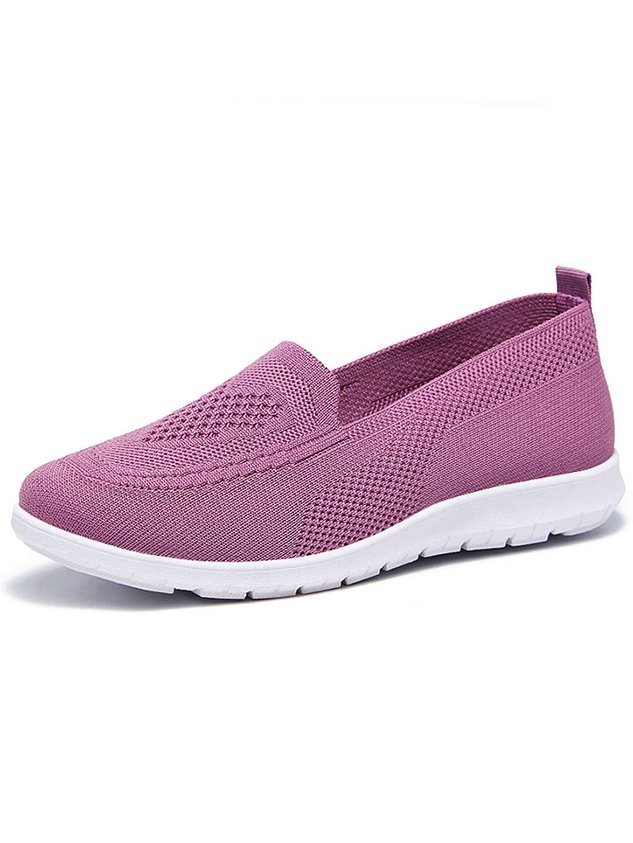 Women's Plain Fly Woven Shoes