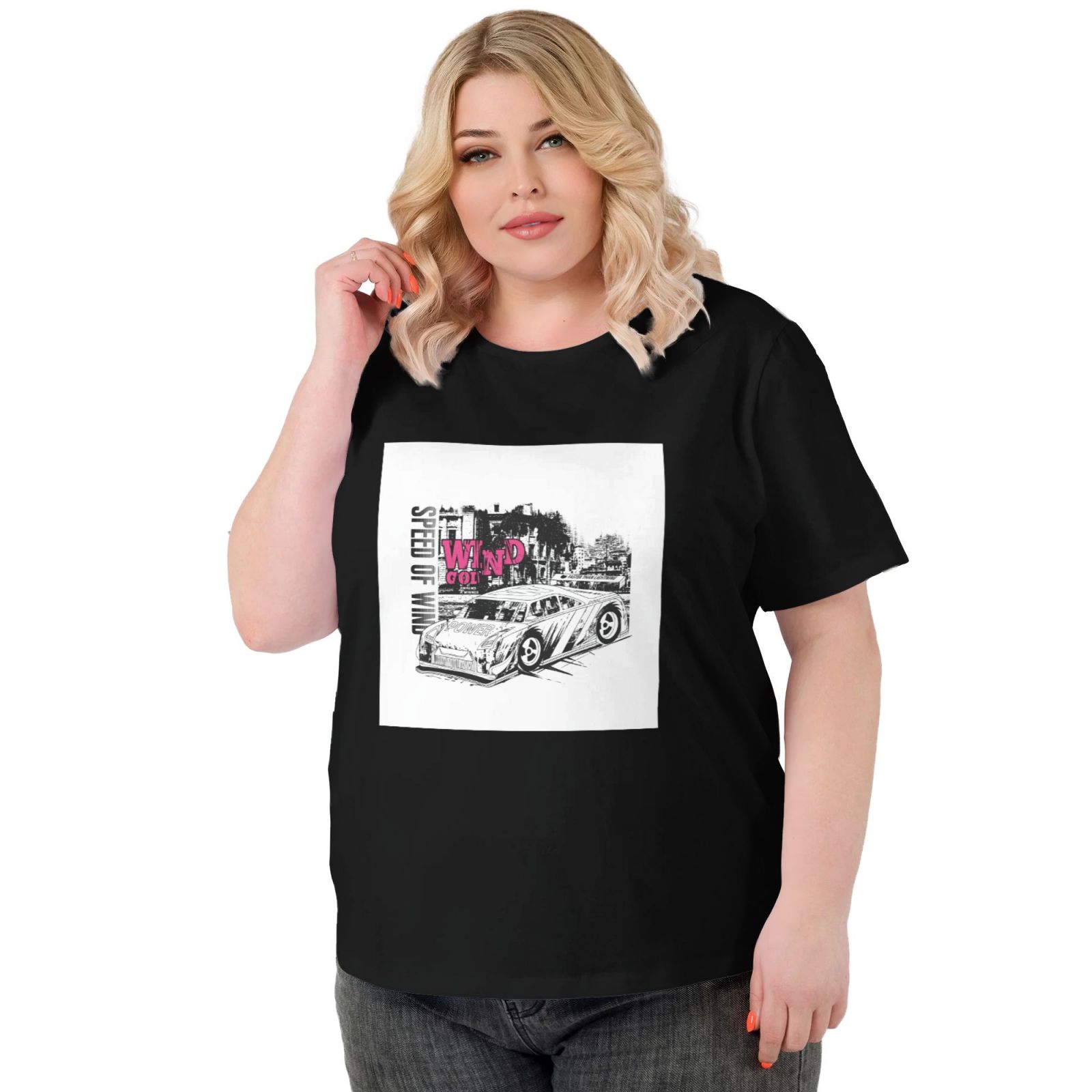 Plus Size Women's Short-sleeved T-shirt