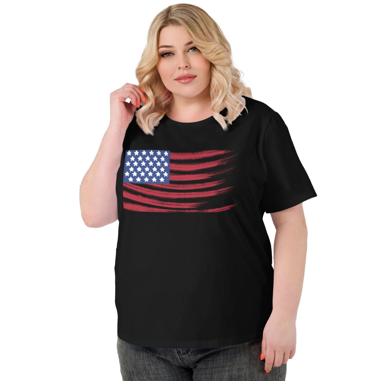 Plus Size Women's Short-sleeved T-shirt