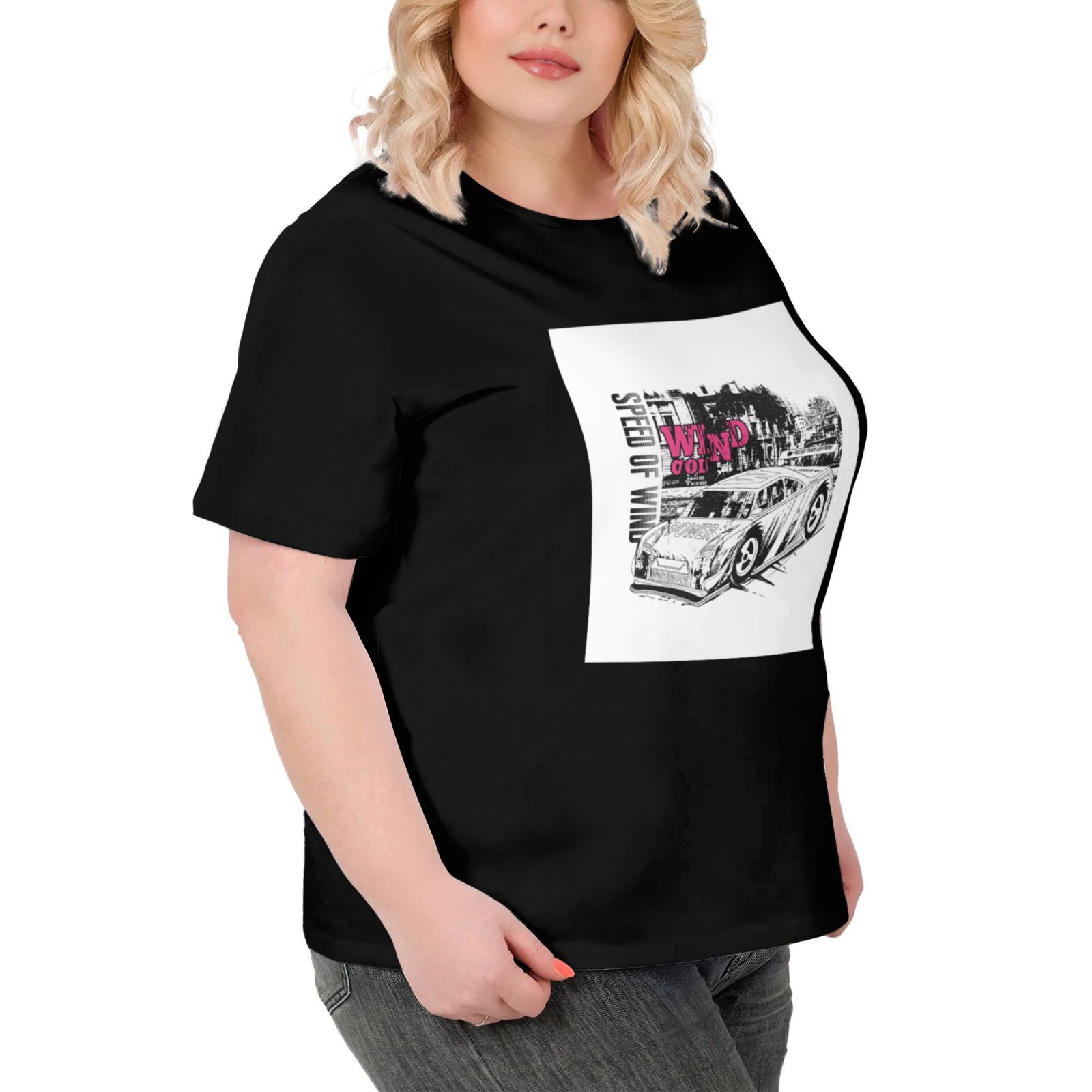 Plus Size Women's Short-sleeved T-shirt