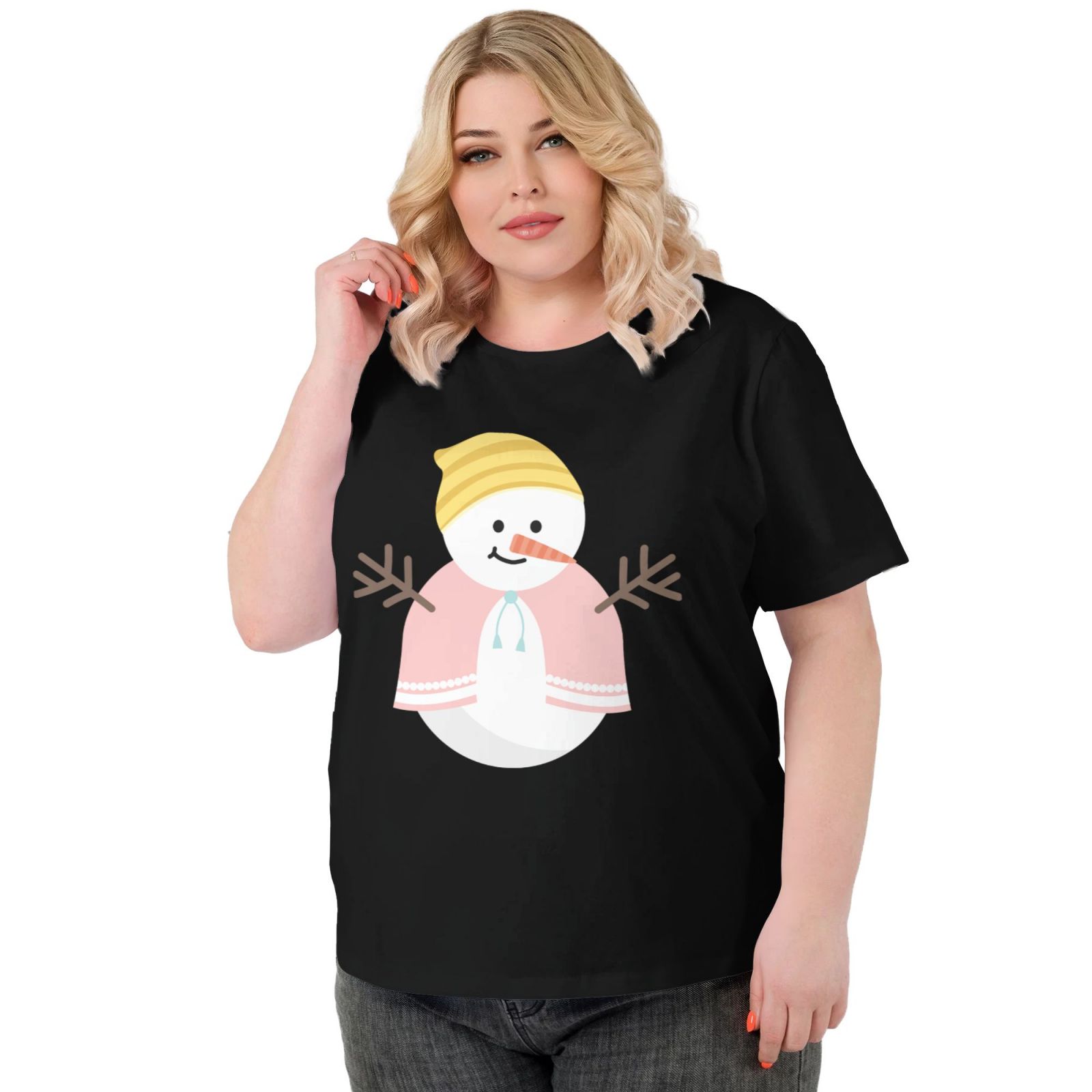 Plus Size Women's Short-sleeved T-shirt