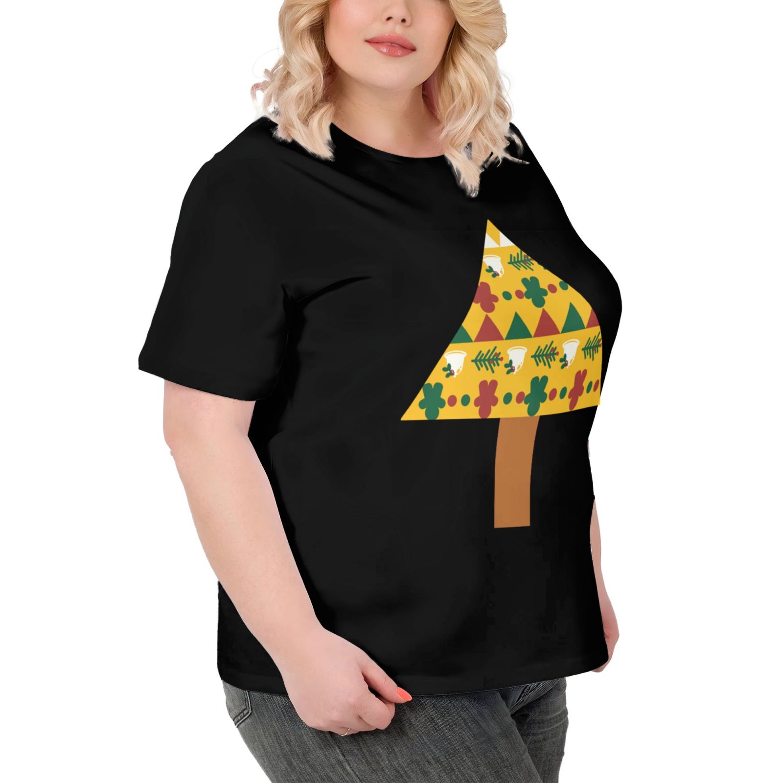 Plus Size Women's Short-sleeved T-shirt