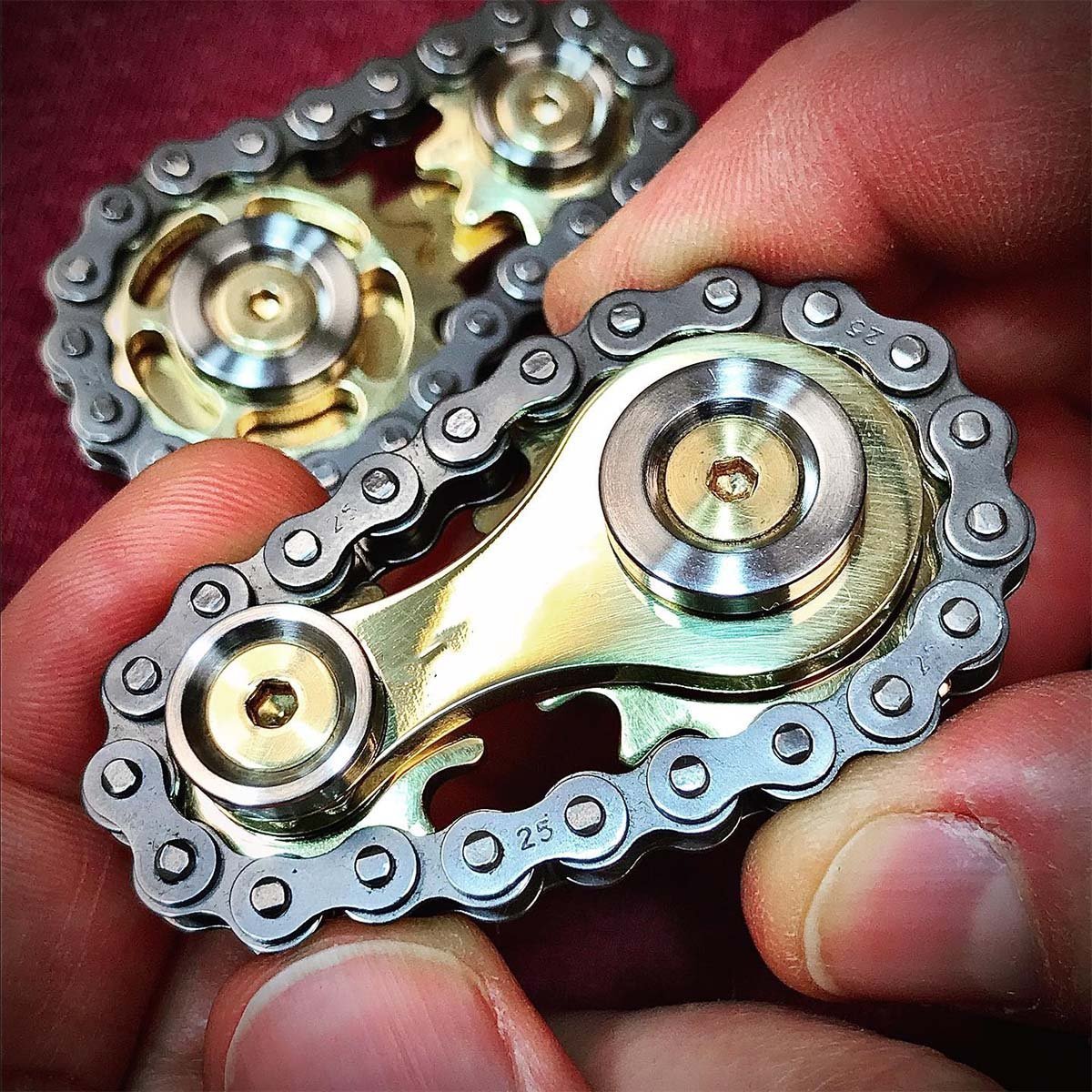 Sprockets Bicycle Chain Fidget Spinner Toys-Buy 2 Free Shipping