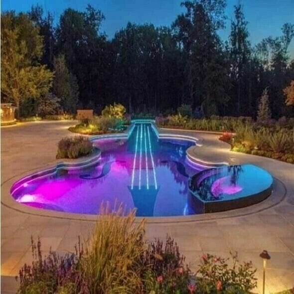 💥Submersible LED Pool Lights Remote Control (RF)
