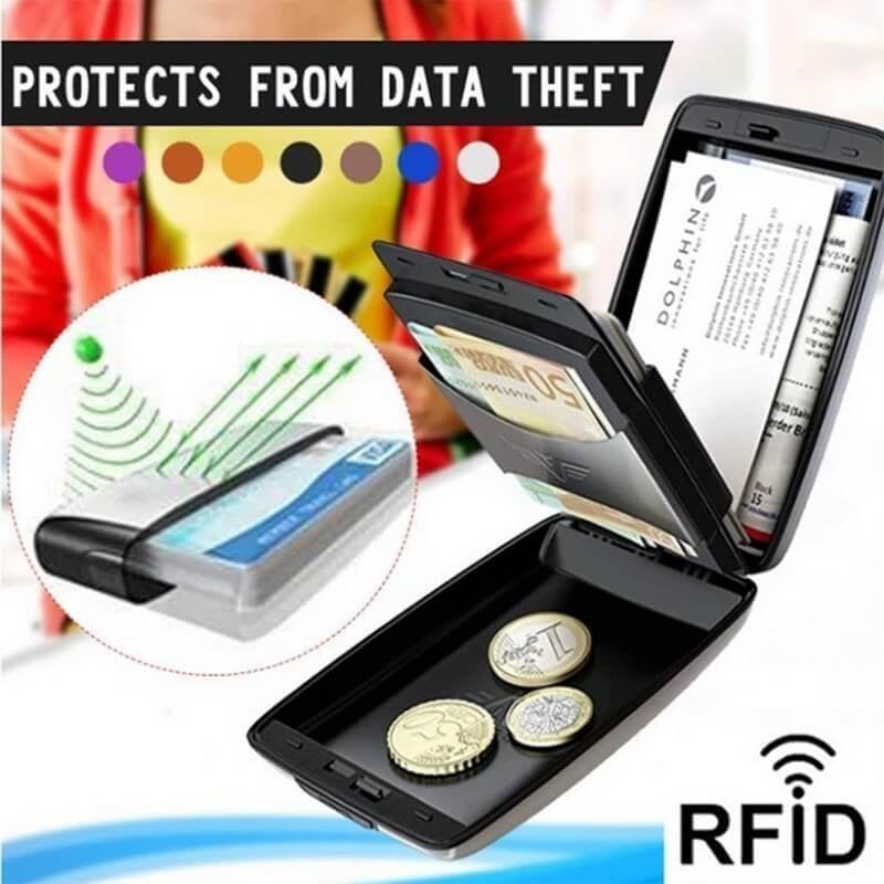 Stainless Steel Wallet Clip RFID Secure Tech Anti-theft-Buy 2 Free Shipping
