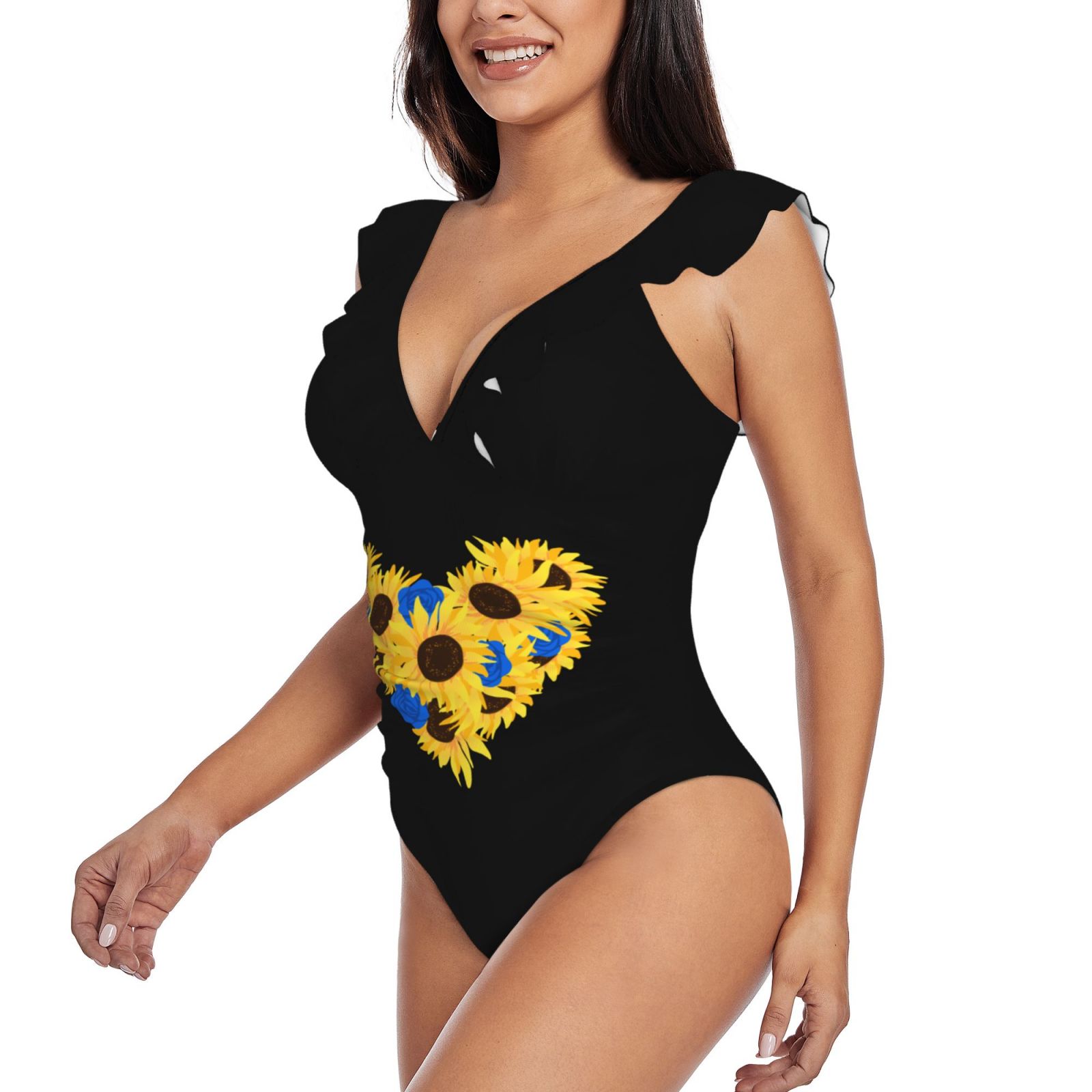 Women's Ruffle One Piece Swimsuit