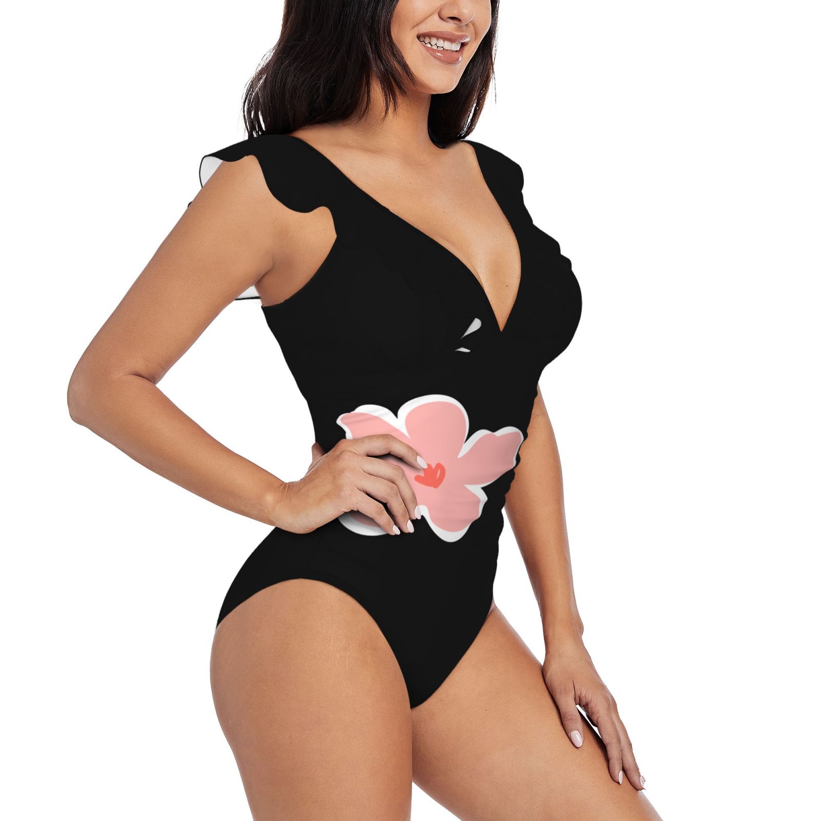 Women's Ruffle One Piece Swimsuit