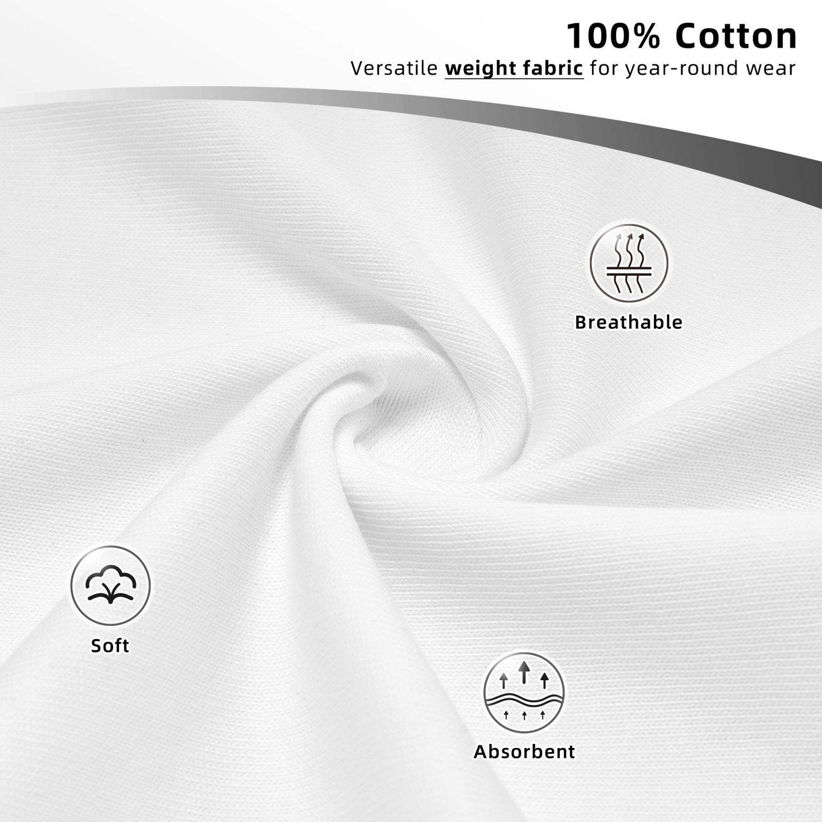 Men's Thick Cotton T-Shirt