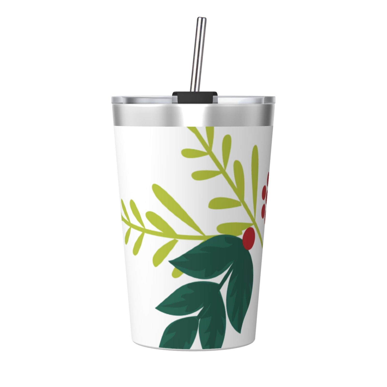 12OZ Thermos With Conical Straw