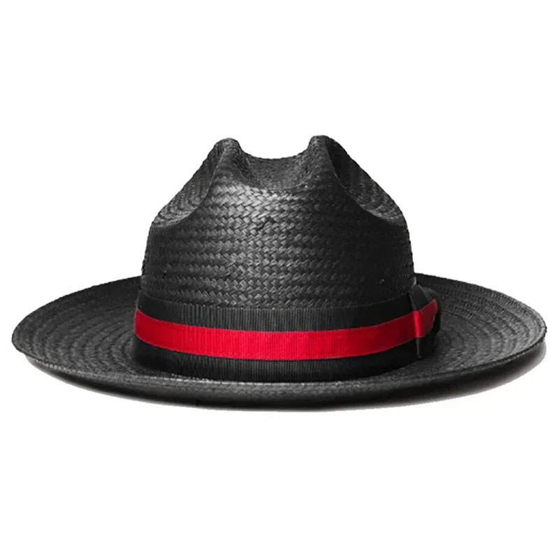 Nord SG Miller Ranch Fedora - Black Patriotic Straw Hat