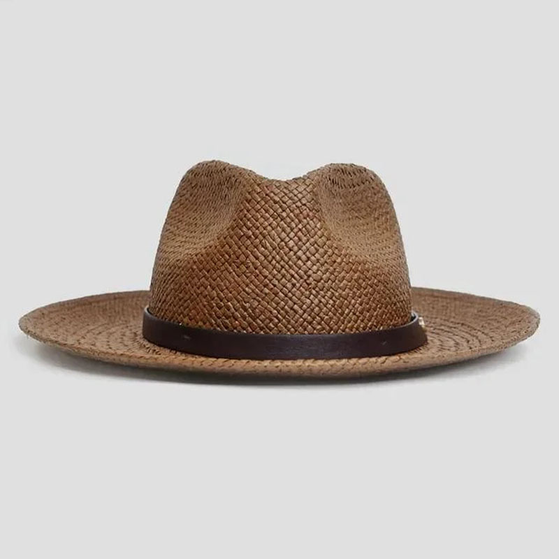 Geoffery Straw Fedora Hat – Toffee