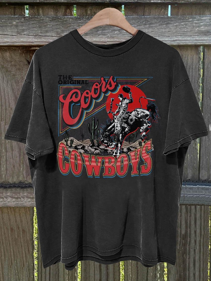 Coors Cowboy Retro Rodeo T-shirt