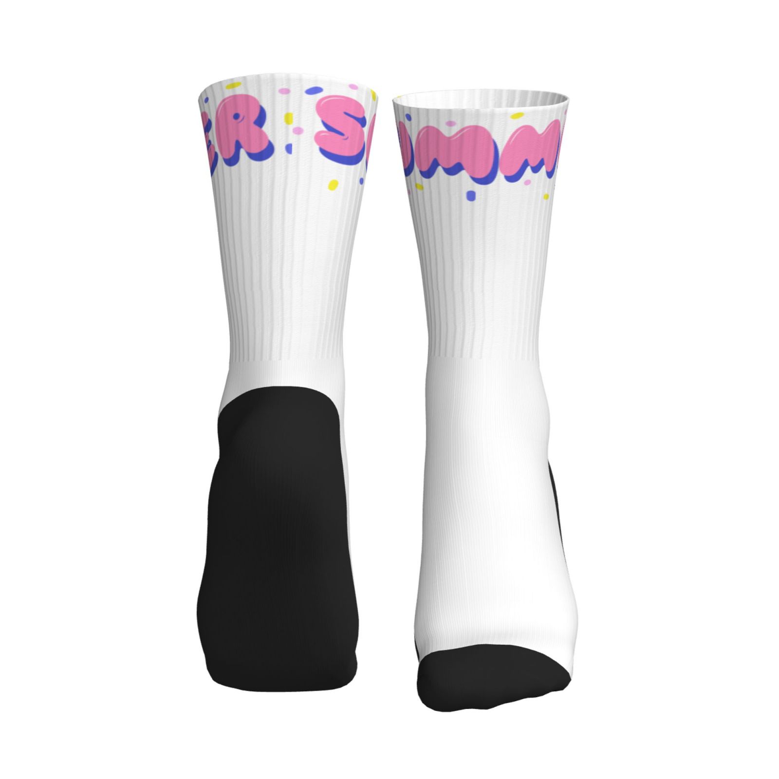 Black Sole Sports Mid-Tube Socks
