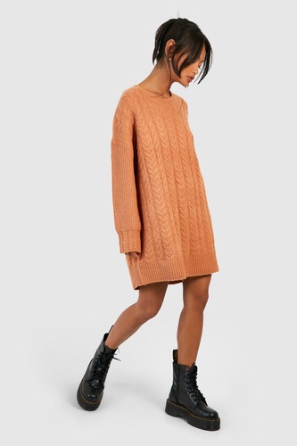 Cable Knit Mini Dress