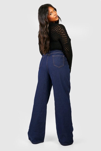 Plus High Waist Wide Leg Trouser