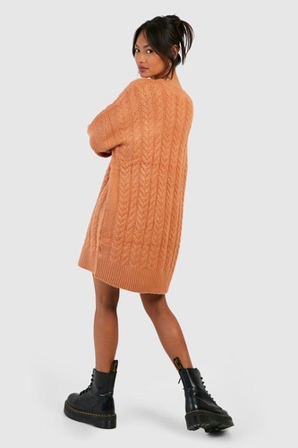 Cable Knit Mini Dress