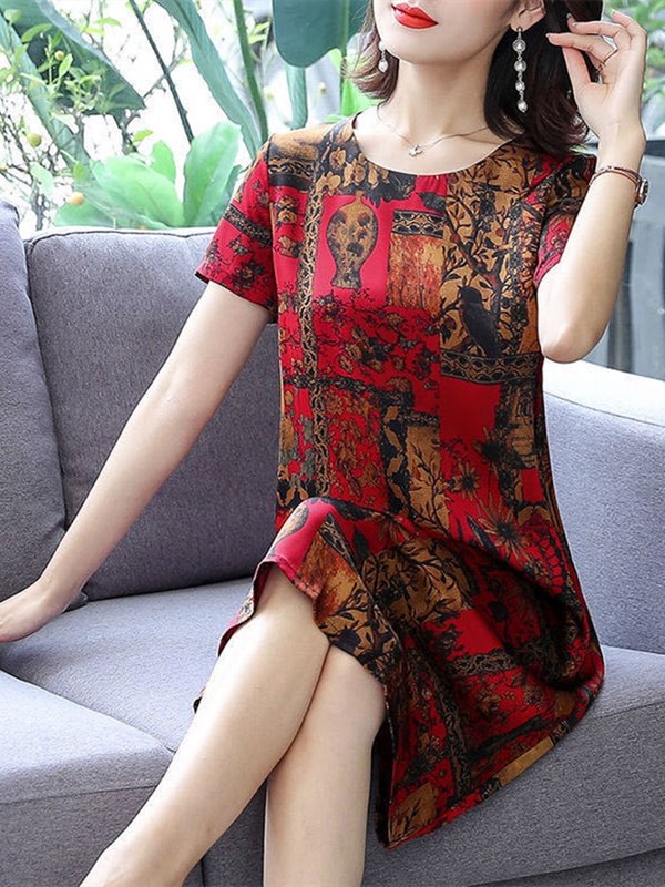 Printed dress