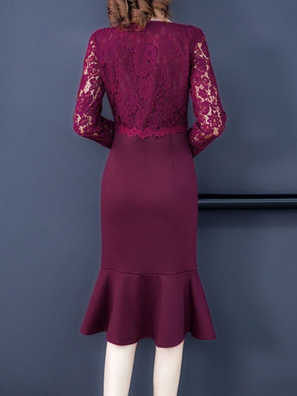 Elegant Fashion Lace Dress