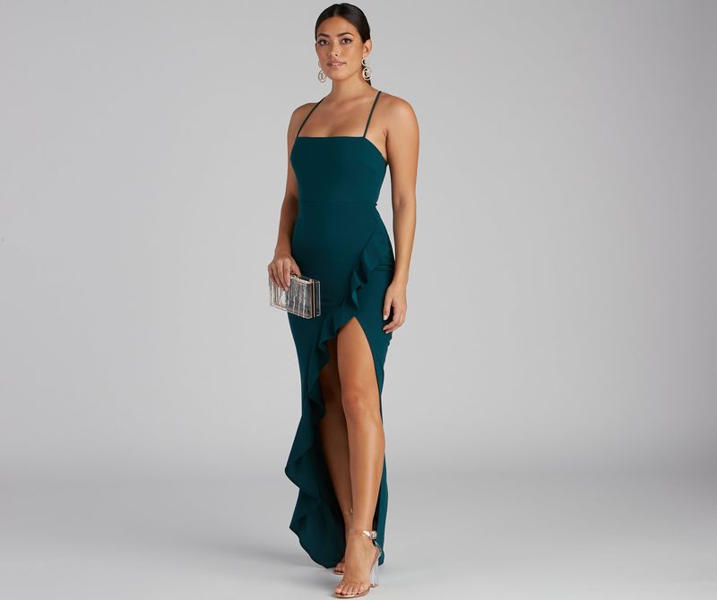 summer bodycon maxi tube dress green