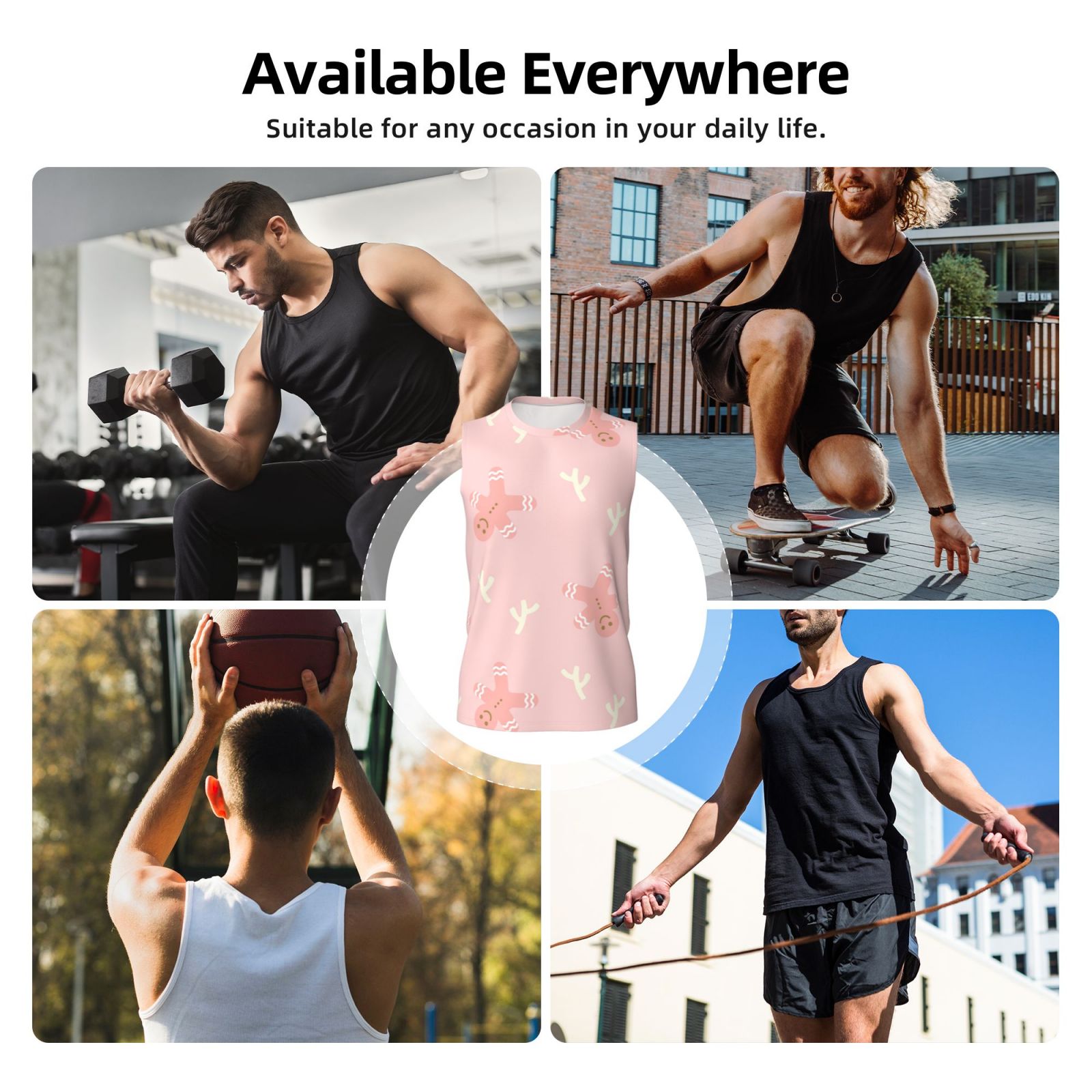 Men's Sleeveless T-shirt